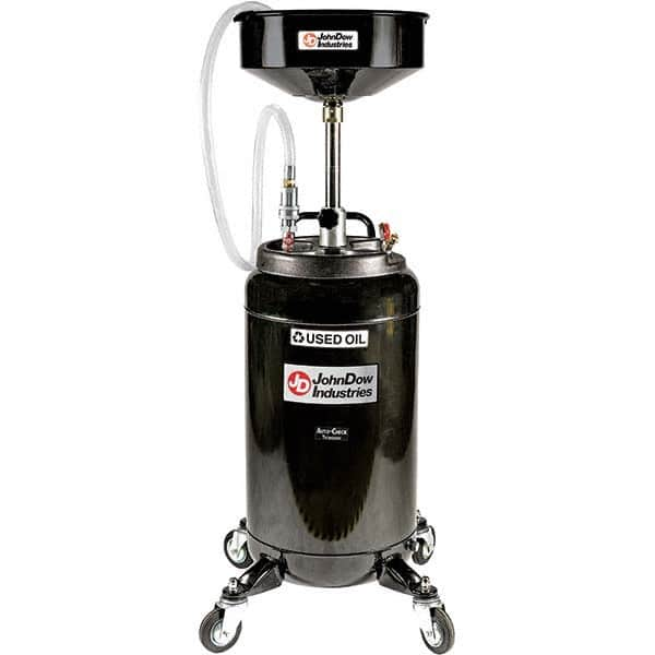 JohnDow - Oil Drain Containers Type: Pressurized Evacuation Drain w/Casters Container Size: 25 Gal - Eagle Tool & Supply