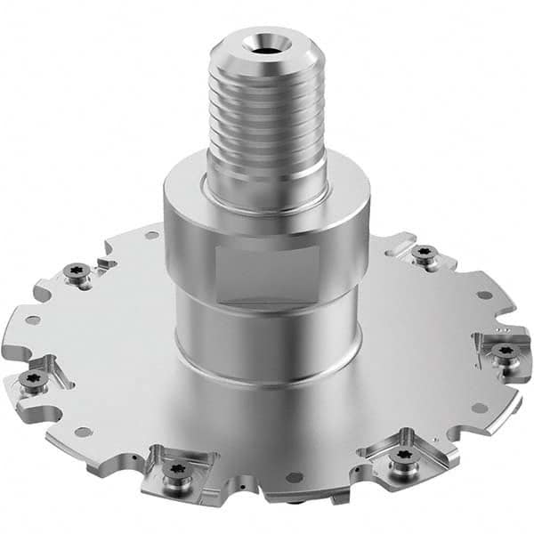 Seco - Combimaster Connection, 4mm Cutting Width, 32.7mm Depth of Cut, 100mm Cutter Diam, 14 Tooth Indexable Slotting Cutter - Eagle Tool & Supply