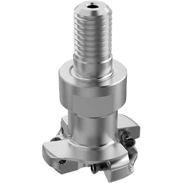 Seco - Combimaster Connection, 8mm Cutting Width, 8.4mm Depth of Cut, 32mm Cutter Diam, 4 Tooth Indexable Slotting Cutter - Eagle Tool & Supply