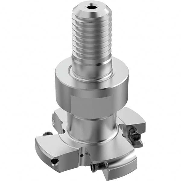 Seco - Combimaster Connection, 3/8" Cutting Width, 0.4134" Depth of Cut, 1-1/2" Cutter Diam, 4 Tooth Indexable Slotting Cutter - Eagle Tool & Supply