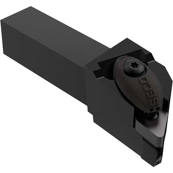 Seco - Left Hand -6.3° Negative Rake Indexable Turning Toolholder - Eagle Tool & Supply