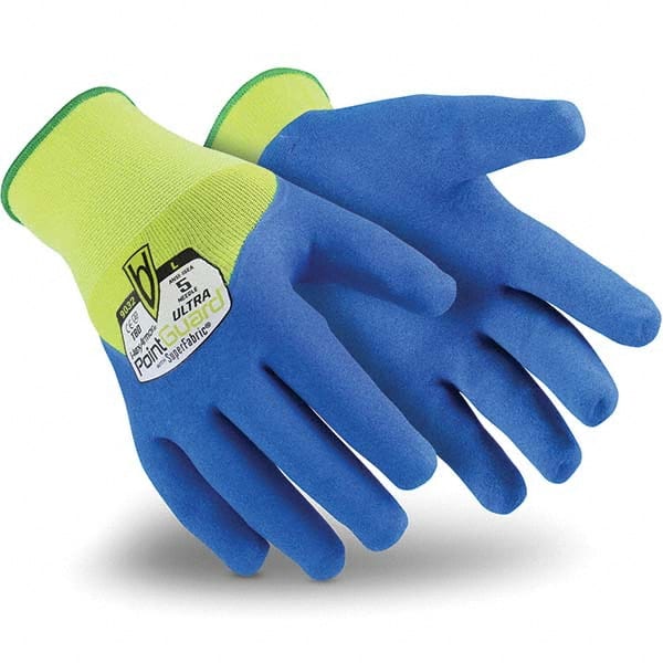HexArmor - Size S (7), ANSI Cut Lvl A9, Nitrile Coated Cut Resistant Gloves - Eagle Tool & Supply