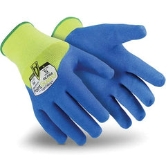 HexArmor - Size M (8), ANSI Cut Lvl A9, Nitrile Coated Cut Resistant Gloves - Eagle Tool & Supply