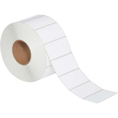 Value Collection - Pack of 4 Rolls, 3,000 Labels per Roll, 4" x 2" White Topcoated Facestock Thermal Labels - Eagle Tool & Supply