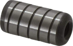 Holo-Krome - 1/2" Diam x 1" Pin Length 4000 Alloy Steel Pull Out Dowel Pin - Black Luster Finish, C 47-58 & C 60 (Surface) Hardness, 1 Beveled & 1 Threaded End - Eagle Tool & Supply