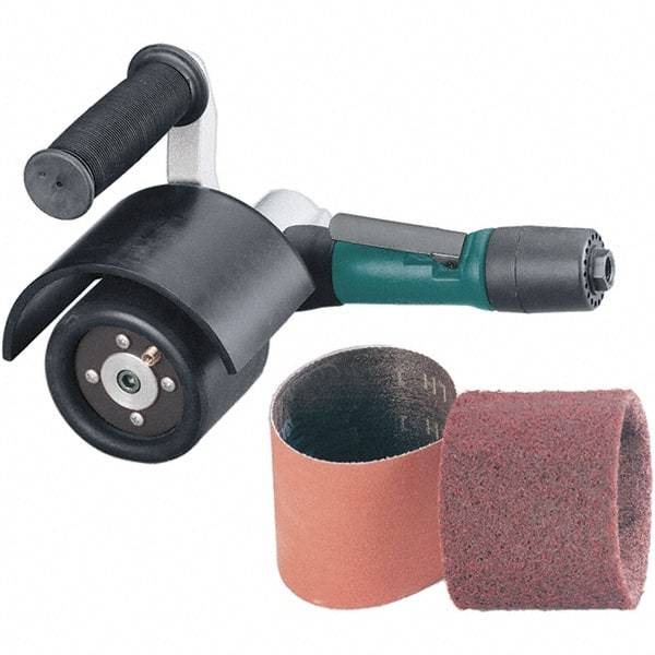 Dynabrade - 0.4 hp, 3,200 RPM Finishing Sander - 21 CFM Air Consumption, 6.21 bar Air Pressure, 1/4 NPT Inlet - Eagle Tool & Supply