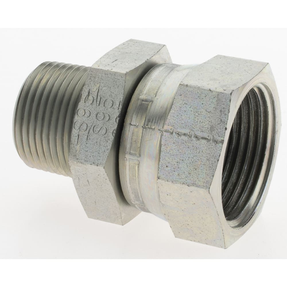 Parker - Industrial Pipe Fittings Type: Adapter Male Thread Size: 1-11-1/2 - Eagle Tool & Supply