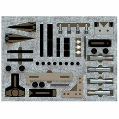 Phillips Precision - CMM Clamps Stud Thread Size: 1/4-20 Stud Length (Decimal Inch): 20 - Eagle Tool & Supply