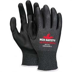 MCR Safety - Size XS, ANSI Cut Lvl 2, ANSI Puncture Lvl 2, ANSI Abrasion Lvl 3, Foam Nitrile Coated Cut & Puncture Resistant Gloves - Eagle Tool & Supply