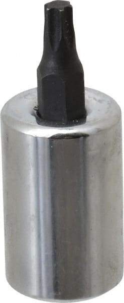 Proto - 3/8" Drive, T25 Torx Bit Socket - 1-23/32" OAL, 5/8" Bit Length - Eagle Tool & Supply