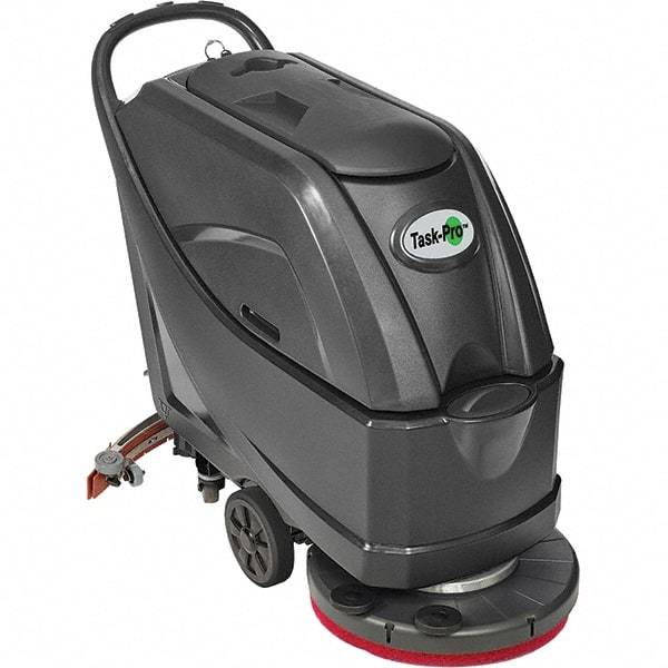 Nilfisk - 20" Cleaning Width, Battery Powered Floor Scrubber - 150 RPM, 47" Water Lift, 16 Gal Tank Capacity - Eagle Tool & Supply