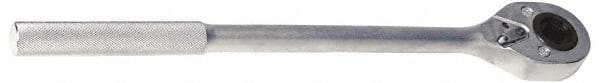 Proto - 3/4" Drive Pear Head Female Drive Ratchet - Chrome Finish, 20" OAL, 24 Gear Teeth, Standard Head - Eagle Tool & Supply