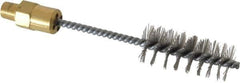 Coilhose Pneumatics - Blow Gun Brush Tip - 1/8 NPSM, 4-1/2" Long, Steel, -4 to 125°F - Eagle Tool & Supply