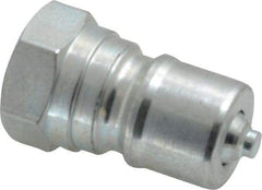 Parker - 3/8 NPTF Steel Hydraulic Hose Female Pipe Thread Nipple - 4,000 psi - Eagle Tool & Supply