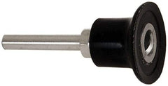 Norton - 1-1/2" Diam Quick-Change Type R Disc Backing Pad - 1/4" Shank Diam, Medium Density, 30,000 RPM, Speed-Lok TR Compatible - Eagle Tool & Supply