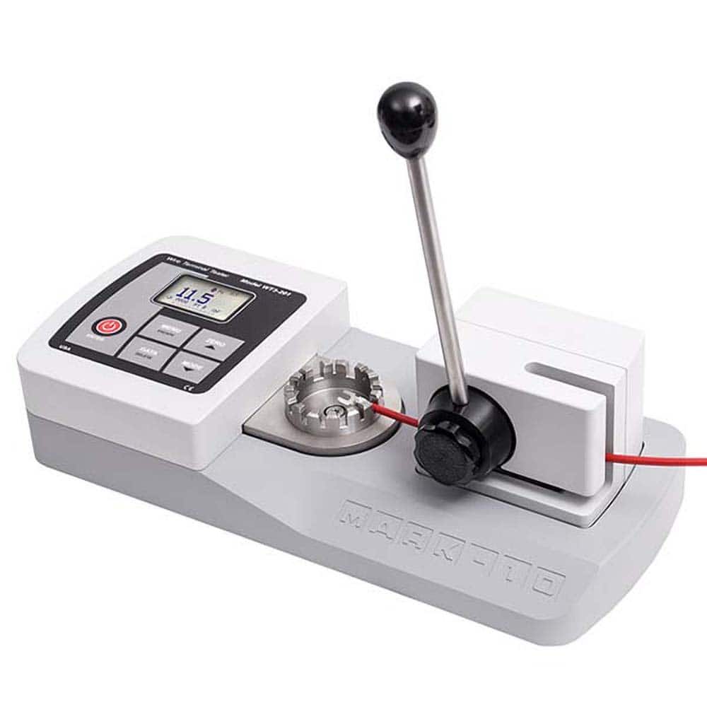Mark-10 - Tension & Compression Force Gage Accessories Type: Wire Crimp Pull Tester Capacity (Lb.): 200.00 - Eagle Tool & Supply