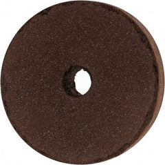 Cratex - 1-1/2" Diam x 1/4" Hole x 1/4" Thick, Surface Grinding Wheel - Silicon Carbide, Fine Grade, 15,000 Max RPM, Rubber Bond, No Recess - Eagle Tool & Supply