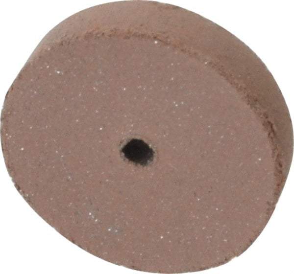 Cratex - 5/8" Diam x 1/16" Hole x 1/8" Thick, Surface Grinding Wheel - Silicon Carbide, Fine Grade, 25,000 Max RPM, Rubber Bond, No Recess - Eagle Tool & Supply