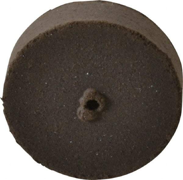 Cratex - 7/8" Diam x 1/16" Hole x 1/4" Thick, Surface Grinding Wheel - Silicon Carbide, Medium Grade, 25,000 Max RPM, Rubber Bond, No Recess - Eagle Tool & Supply