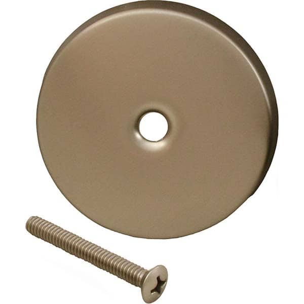 Jones Stephens - Shower Heads & Accessories Type: Overflow Plate Finish/Coating: Nickel - Eagle Tool & Supply