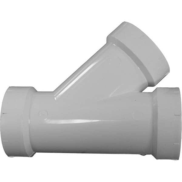 Jones Stephens - Drain, Waste & Vent Pipe Fittings Type: Wye Fitting Size: 3 x 1-1/2 (Inch) - Eagle Tool & Supply