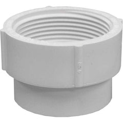 Drain, Waste & Vent Pipe Fittings; Type: Fitting Cleanout Adapter; Fitting Size: 2 in; Material: PVC; Material: PVC; End Connection: Spig x FIPT; Fitting Type: Fitting Cleanout Adapter; Fitting Size: 2 in; Material: PVC