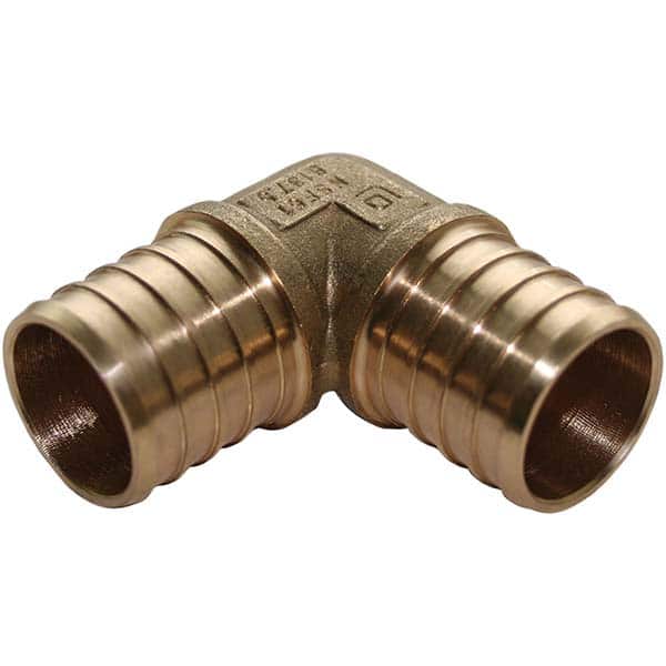 Jones Stephens - Brass & Chrome Pipe Fittings Type: 90 Elbow Fitting Size: 1 - Eagle Tool & Supply
