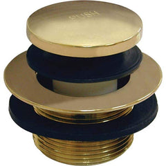 Jones Stephens - Shower Heads & Accessories Type: Bath Drain Finish/Coating: Polished Brass - Eagle Tool & Supply