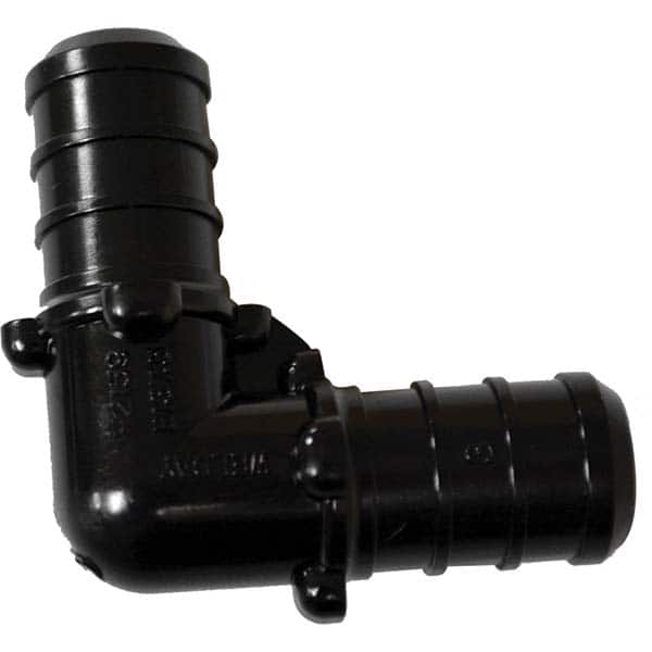 Plastic Pipe Fittings; Fitting Type: Elbow; Fitting Size: 3/4 in; End Connection: Pex; Color: Black; Schedule: 40; Lead Free: Yes