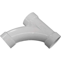 Jones Stephens - Drain, Waste & Vent Pipe Fittings Type: Long Turn Tee Wye Fitting Size: 4 (Inch) - Eagle Tool & Supply