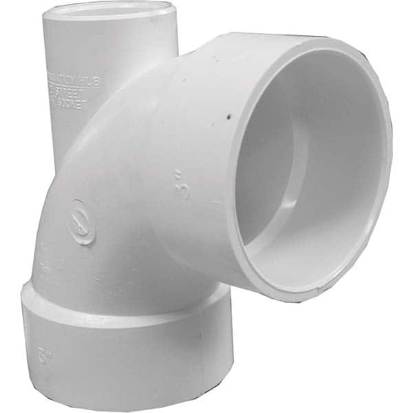 Jones Stephens - Plastic Pipe Fittings Type: Elbow Fitting Size: 3 x 2 (Inch) - Eagle Tool & Supply