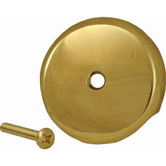 Jones Stephens - Shower Heads & Accessories Type: Overflow Plate Finish/Coating: Polished Brass - Eagle Tool & Supply