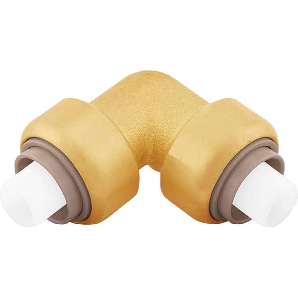 Jones Stephens - Metal Push-To-Connect Tube Fittings Type: 90 Degree Elbow Tube Outside Diameter (Inch): 1/2 - Eagle Tool & Supply