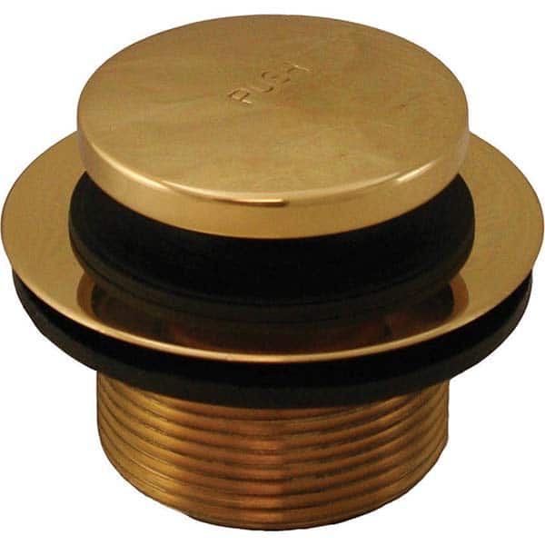 Jones Stephens - Shower Heads & Accessories Type: Bath Drain Finish/Coating: Polished Brass - Eagle Tool & Supply