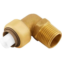 Jones Stephens - Metal Push-To-Connect Tube Fittings Type: Adapter Tube Outside Diameter (Inch): 1/2 - Eagle Tool & Supply