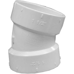 Jones Stephens - Plastic Pipe Fittings Type: Elbow Fitting Size: 6 (Inch) - Eagle Tool & Supply