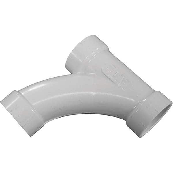 Jones Stephens - Drain, Waste & Vent Pipe Fittings Type: Long Turn Tee Wye Fitting Size: 2 (Inch) - Eagle Tool & Supply