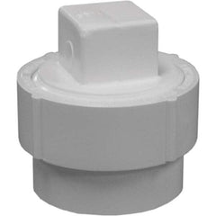 Jones Stephens - Drain, Waste & Vent Pipe Fittings Type: Cleanout Adapter w/Plug Fitting Size: 4 (Inch) - Eagle Tool & Supply