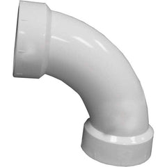 Plastic Pipe Fittings; Fitting Type: Elbow; Fitting Size: 1-1/2 in; Material: PVC; End Connection: Hub x Hub; Color: White