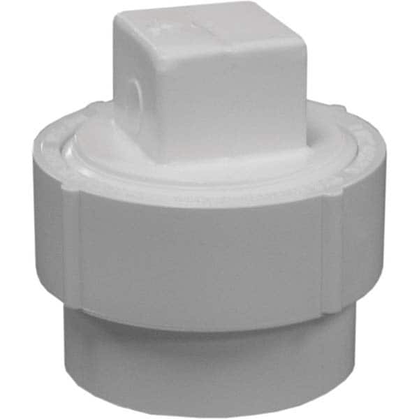 Jones Stephens - Drain, Waste & Vent Pipe Fittings Type: Cleanout Adapter w/Plug Fitting Size: 2 (Inch) - Eagle Tool & Supply