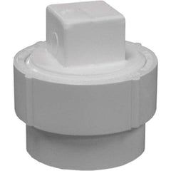 Jones Stephens - Drain, Waste & Vent Pipe Fittings Type: Cleanout Adapter w/Plug Fitting Size: 2 (Inch) - Eagle Tool & Supply