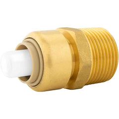 Jones Stephens - Metal Push-To-Connect Tube Fittings Type: Adapter Tube Outside Diameter (Inch): 3/8 - Eagle Tool & Supply