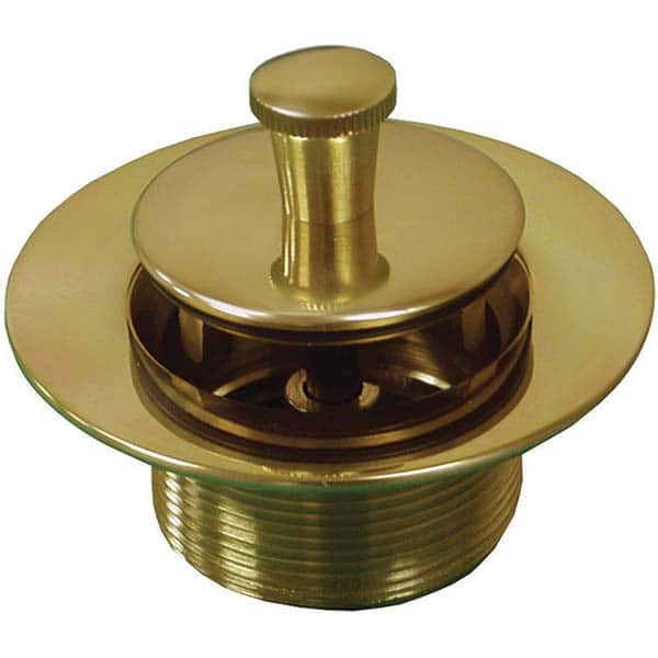 Jones Stephens - Shower Heads & Accessories Type: Bath Drain Finish/Coating: Polished Brass - Eagle Tool & Supply