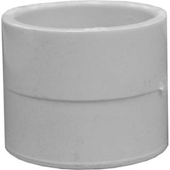 Plastic Pipe Fittings; Fitting Type: Coupling; Fitting Size: 1-1/2 in; Material: PVC; End Connection: Hub x Hub; Color: White; Schedule: 40