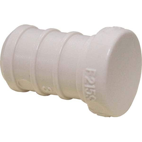 Plastic Pipe Fittings; Fitting Type: Plug; Fitting Size: 3/4 in; Material: Lead Free Plastic; End Connection: Pex; Color: White; Schedule: 40; Lead Free: Yes