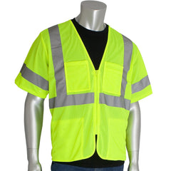 PIP - High Visibility Vests Vest Style: General Purpose; Surveyor's Vest Type: Hi Visibility - Eagle Tool & Supply