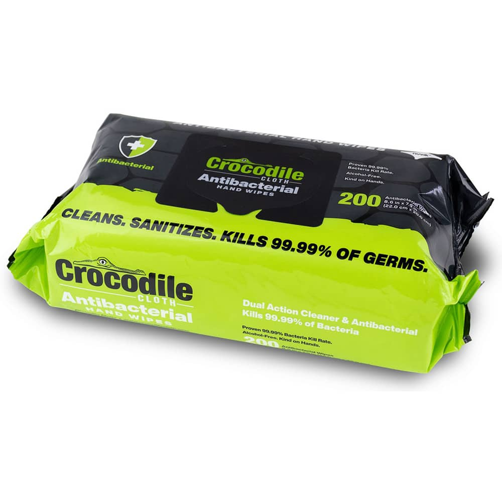 Crocodile Cloth - Wipes Type: Disinfectant Style: Pre-Moistened; Flat Fold - Eagle Tool & Supply