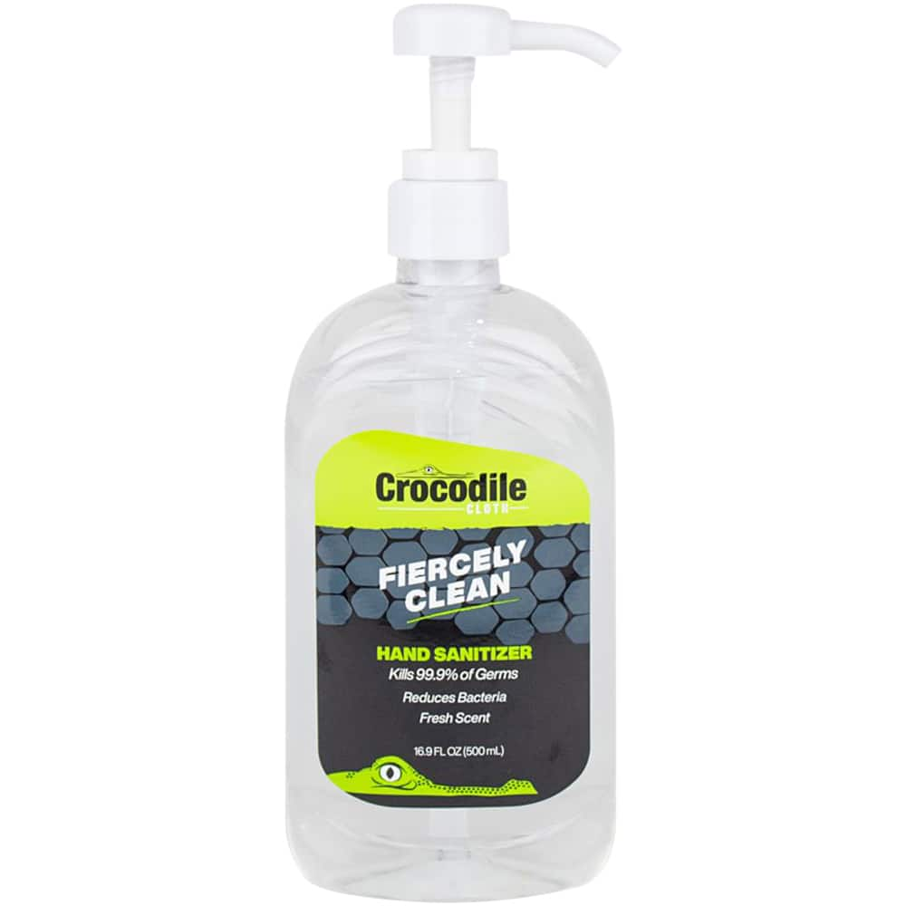 Crocodile Cloth - 16.9 oz. Pump Bottle Gel Hand Sanitizer - Eagle Tool & Supply