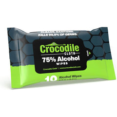 Crocodile Cloth - Wipes Type: Disinfectant Style: Pre-Moistened; Flat Fold - Eagle Tool & Supply