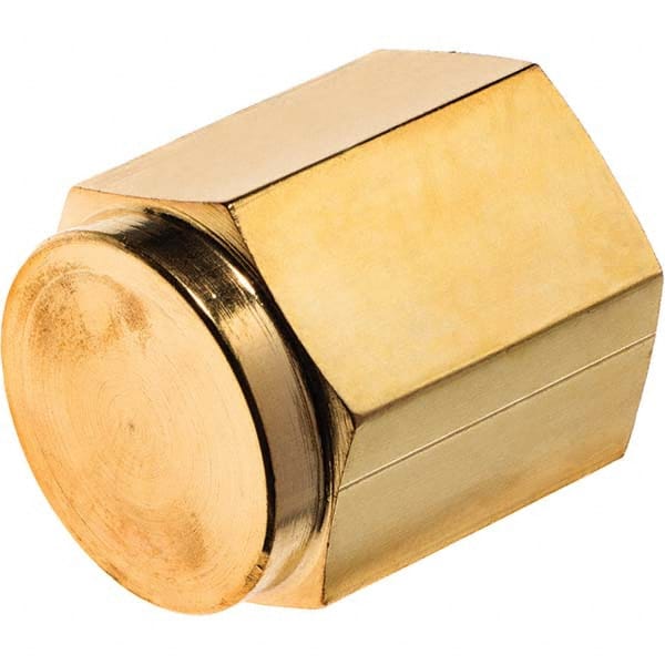 USA Sealing - 3/4" Brass Pipe Hex Cap - Eagle Tool & Supply